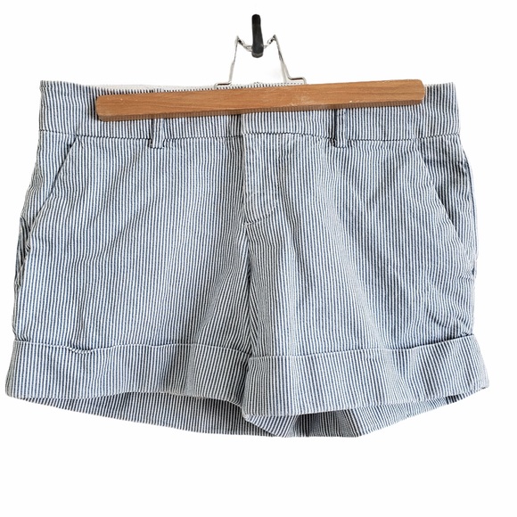 Club Monaco Marianna City Shorts blue stripes sz 2 - Picture 9 of 9